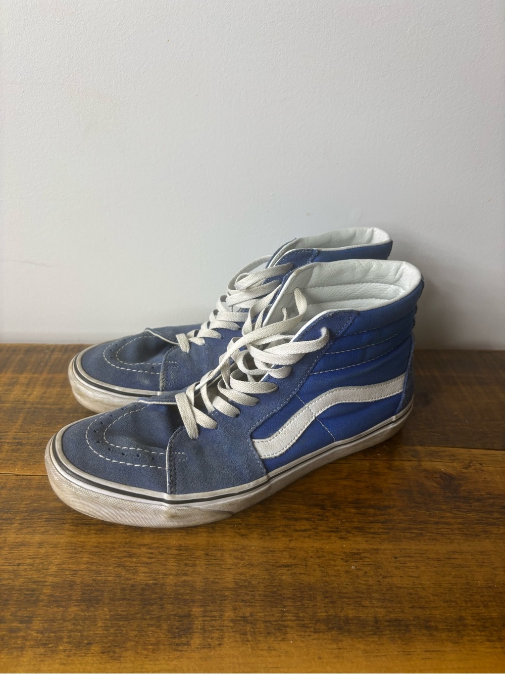 Vans Blue High-Top Skate Sneakers